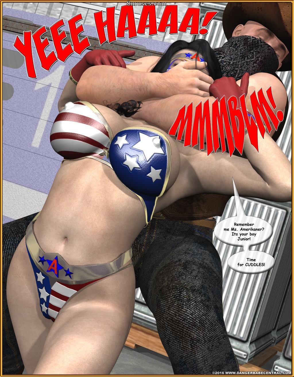 Ms Americana - Bushwacked - Full Comic with Bad Ending - Page 254