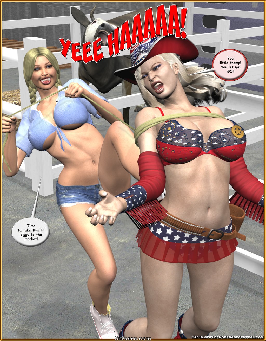 Ms Americana - Bushwacked - Full Comic with Bad Ending - Page 272