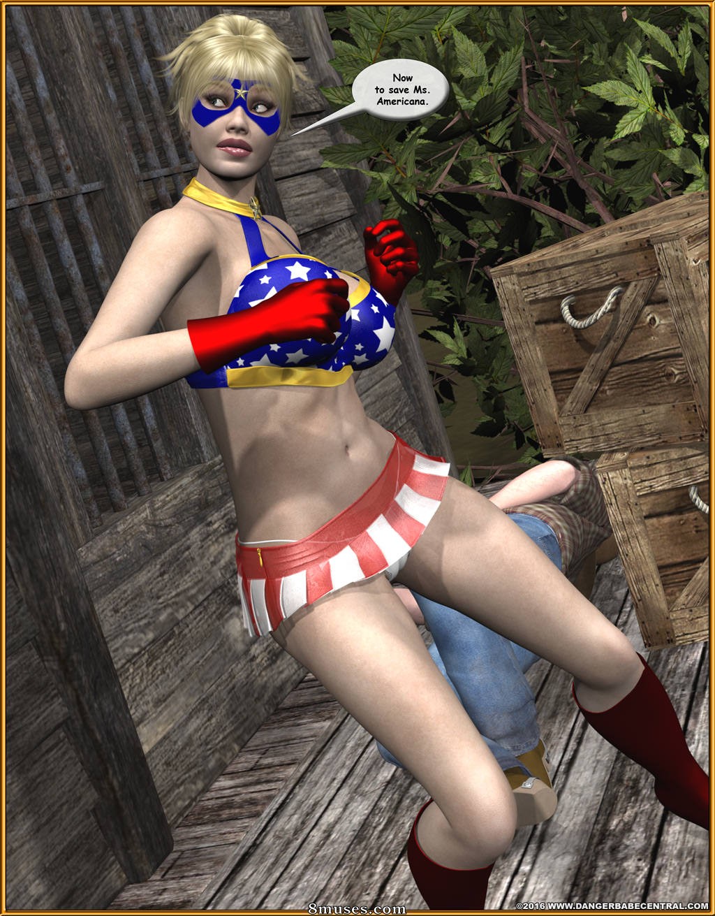 Ms Americana - Bushwacked - Full Comic with Bad Ending - Page 243