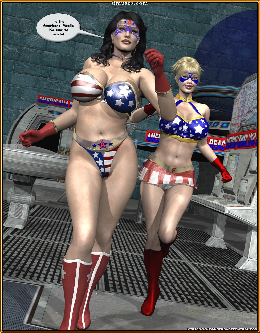 Ms Americana - Bushwacked - Full Comic with Bad Ending - Page 85