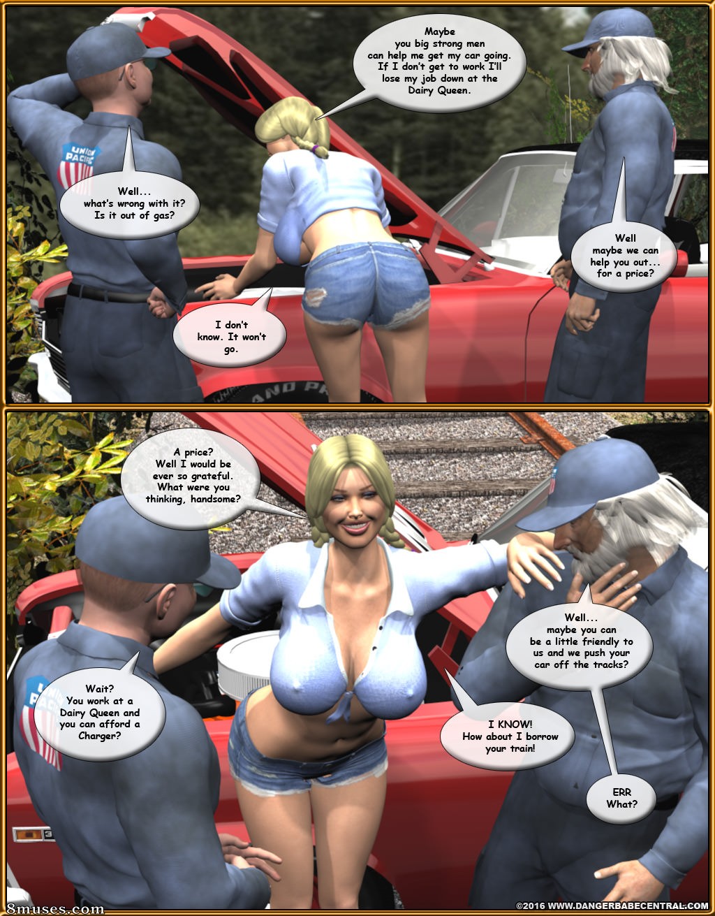 Ms Americana - Bushwacked - Full Comic with Bad Ending - Page 60