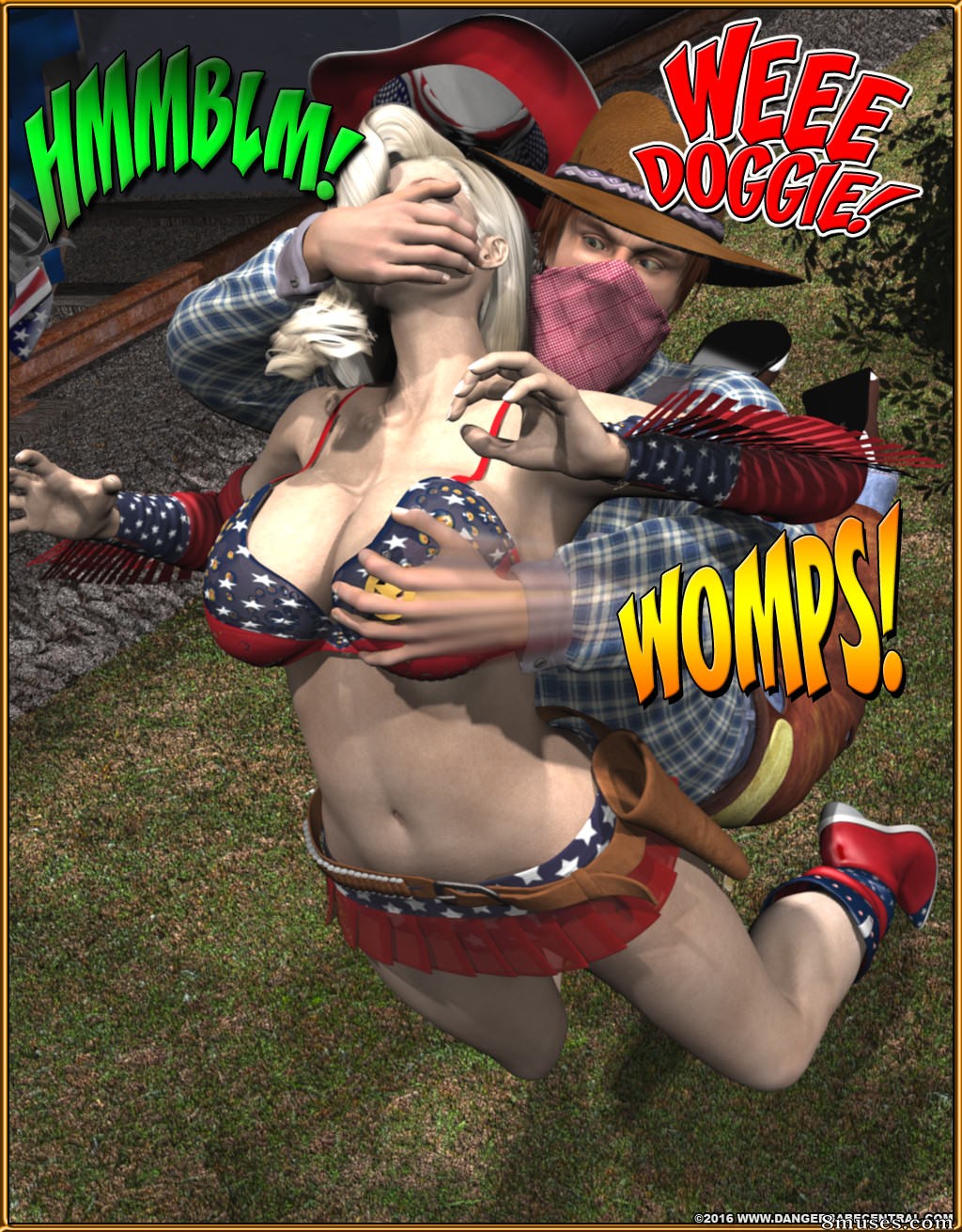 Ms Americana - Bushwacked - Full Comic with Bad Ending - Page 67