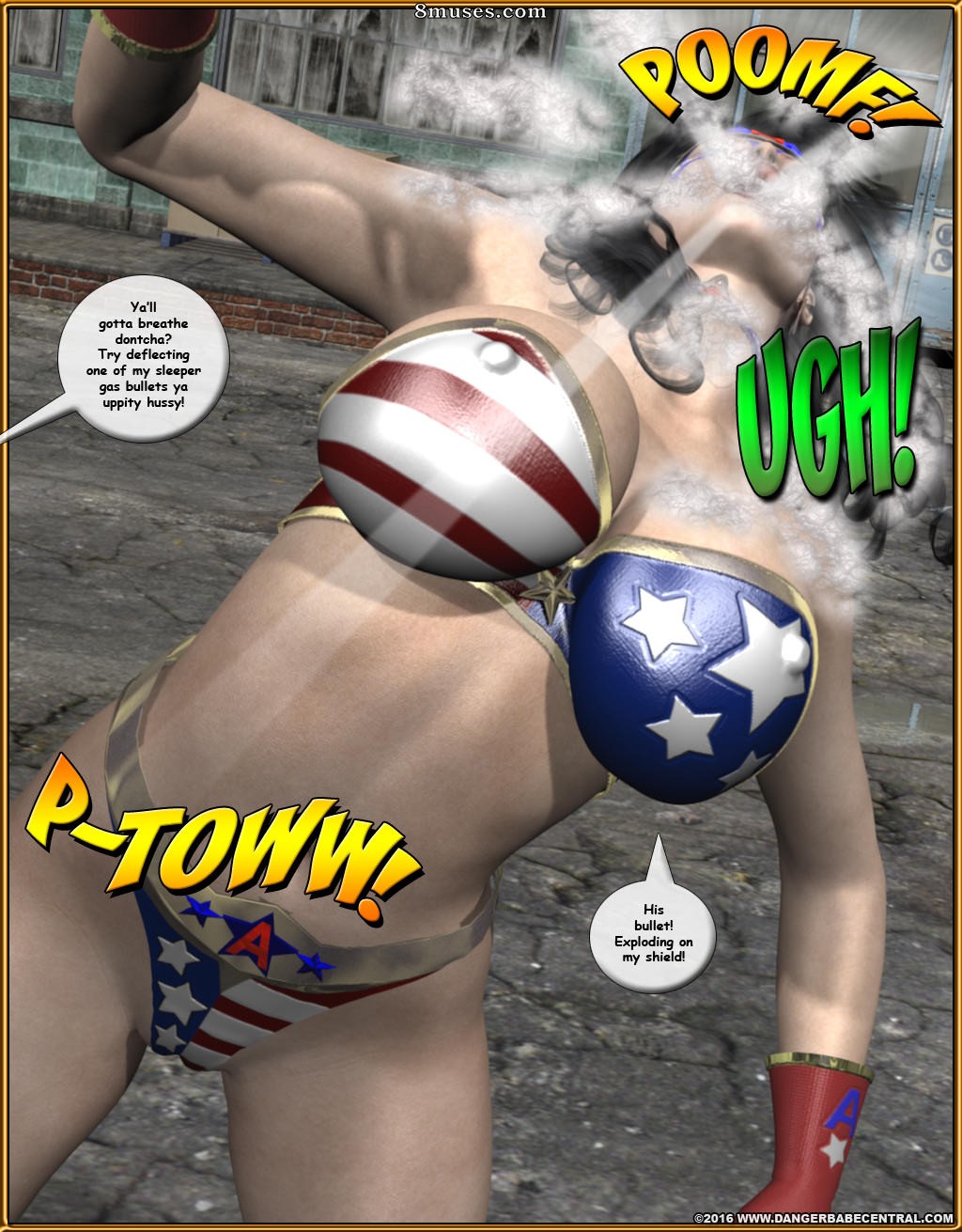 Ms Americana - Bushwacked - Full Comic with Bad Ending - Page 12