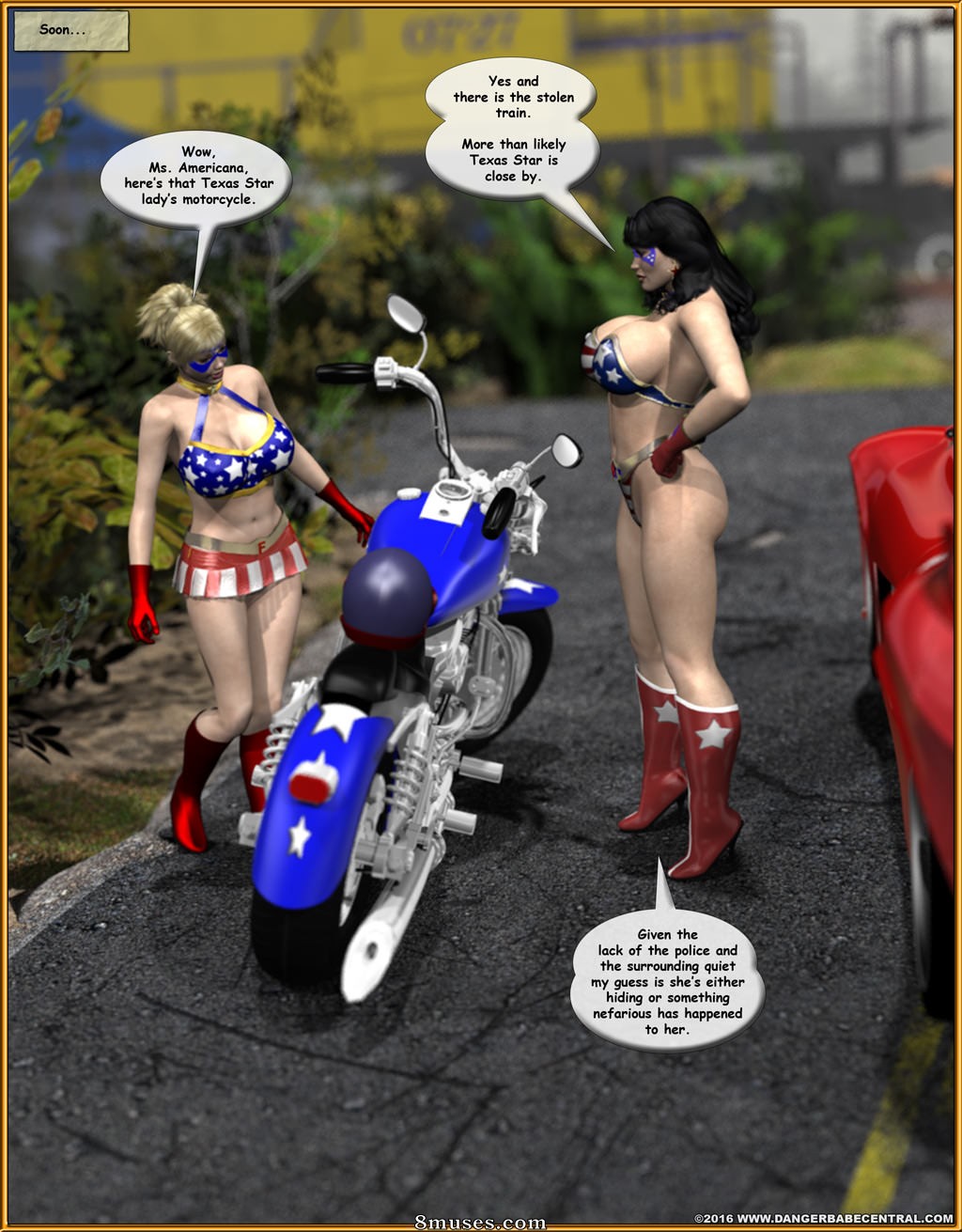 Ms Americana - Bushwacked - Full Comic with Bad Ending - Page 98