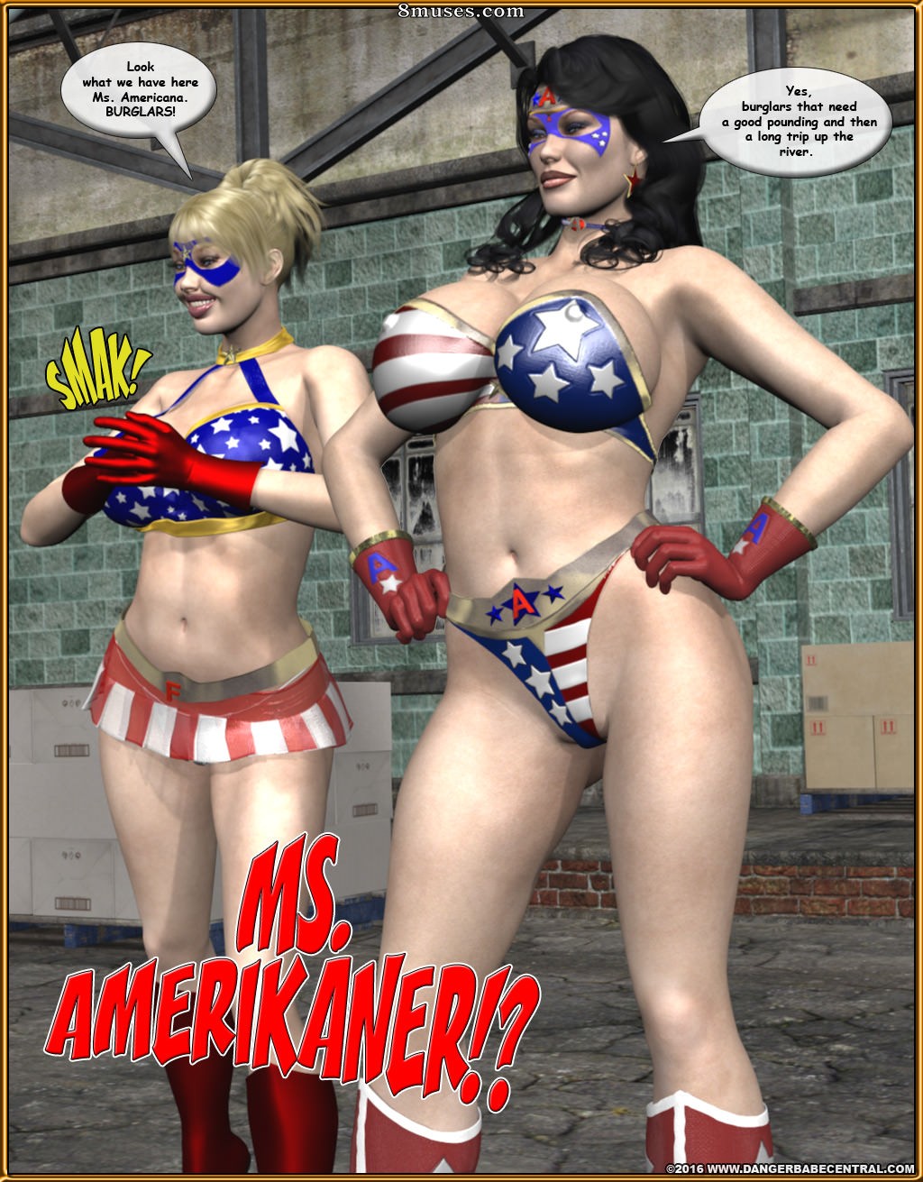 Ms Americana - Bushwacked - Full Comic with Bad Ending - Page 6