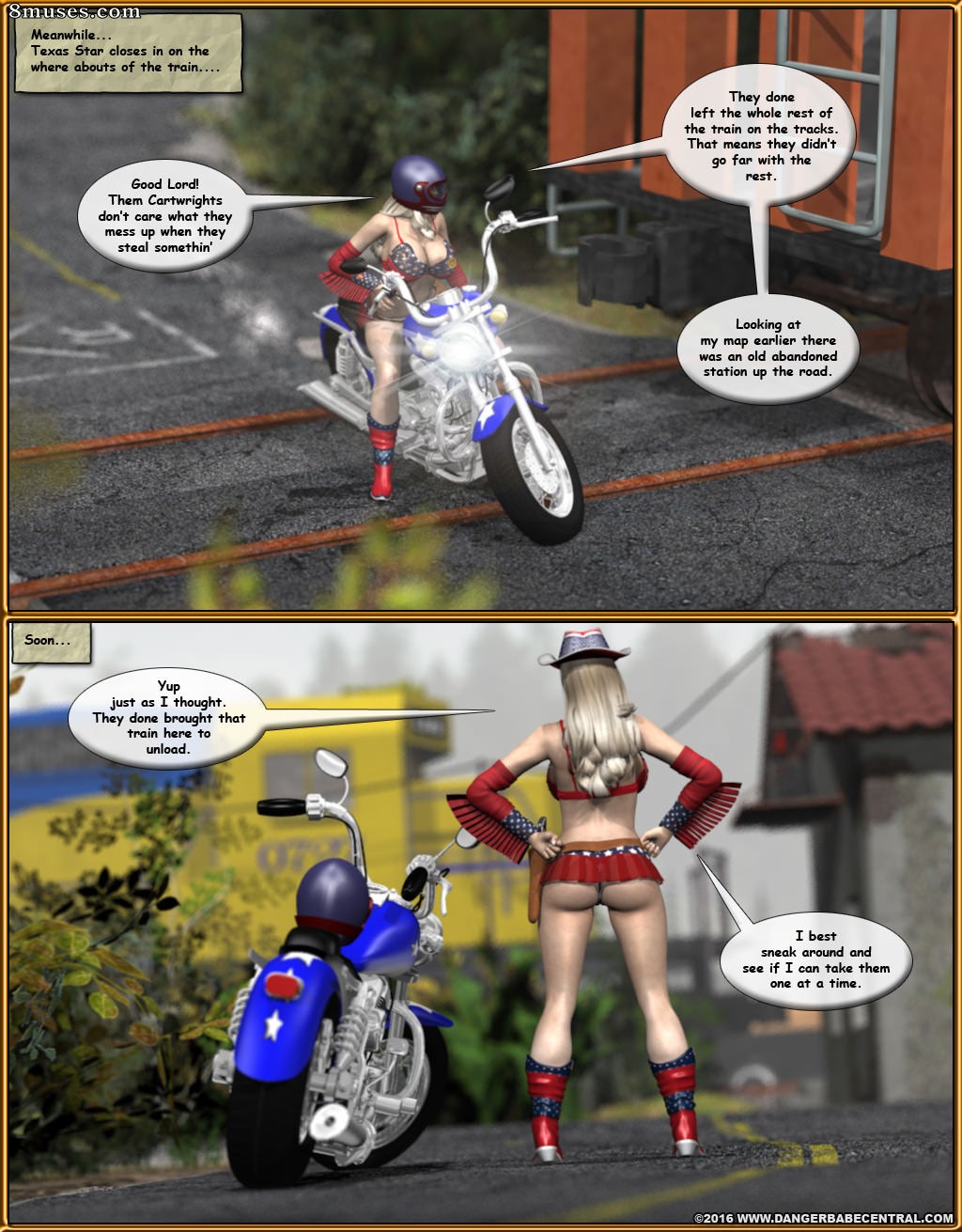 Ms Americana - Bushwacked - Full Comic with Bad Ending - Page 63