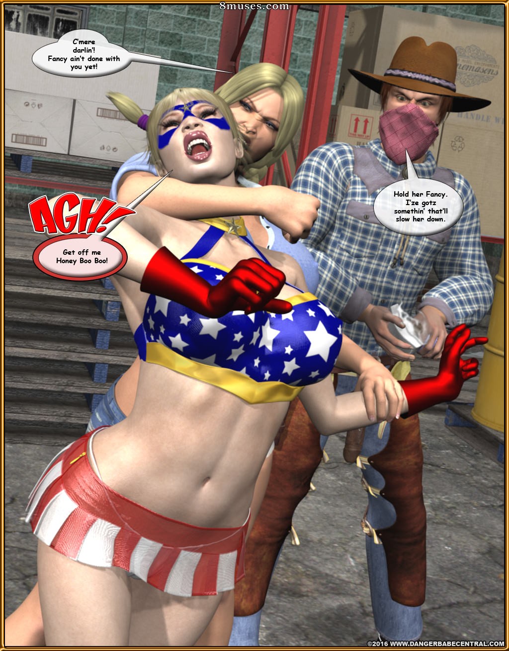 Ms Americana - Bushwacked - Full Comic with Bad Ending - Page 38