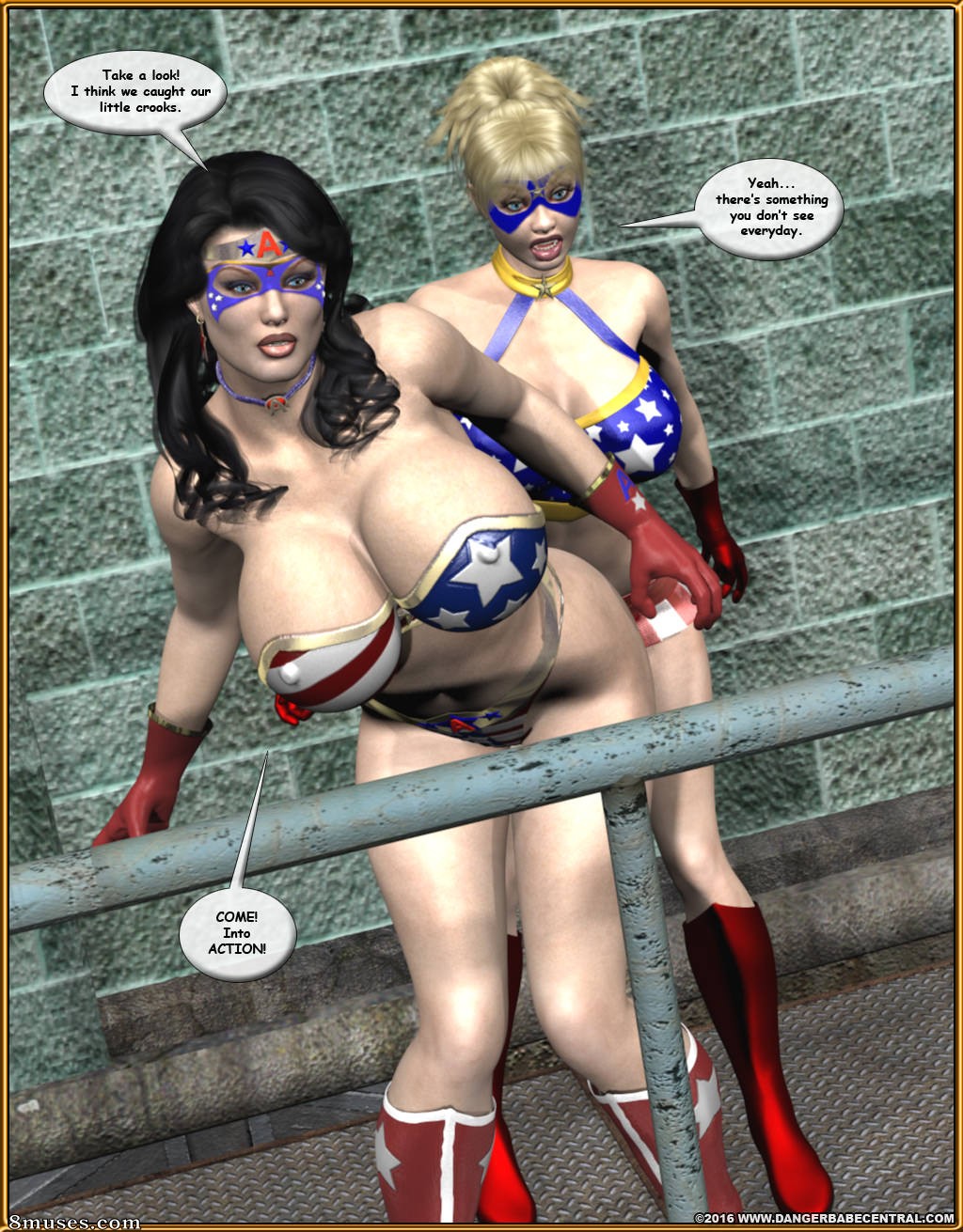 Ms Americana - Bushwacked - Full Comic with Bad Ending - Page 4