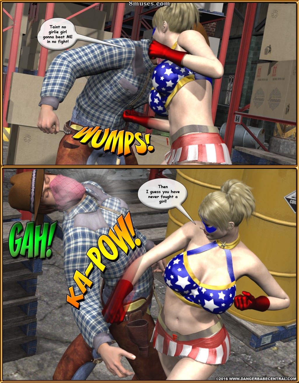 Ms Americana - Bushwacked - Full Comic with Bad Ending - Page 10