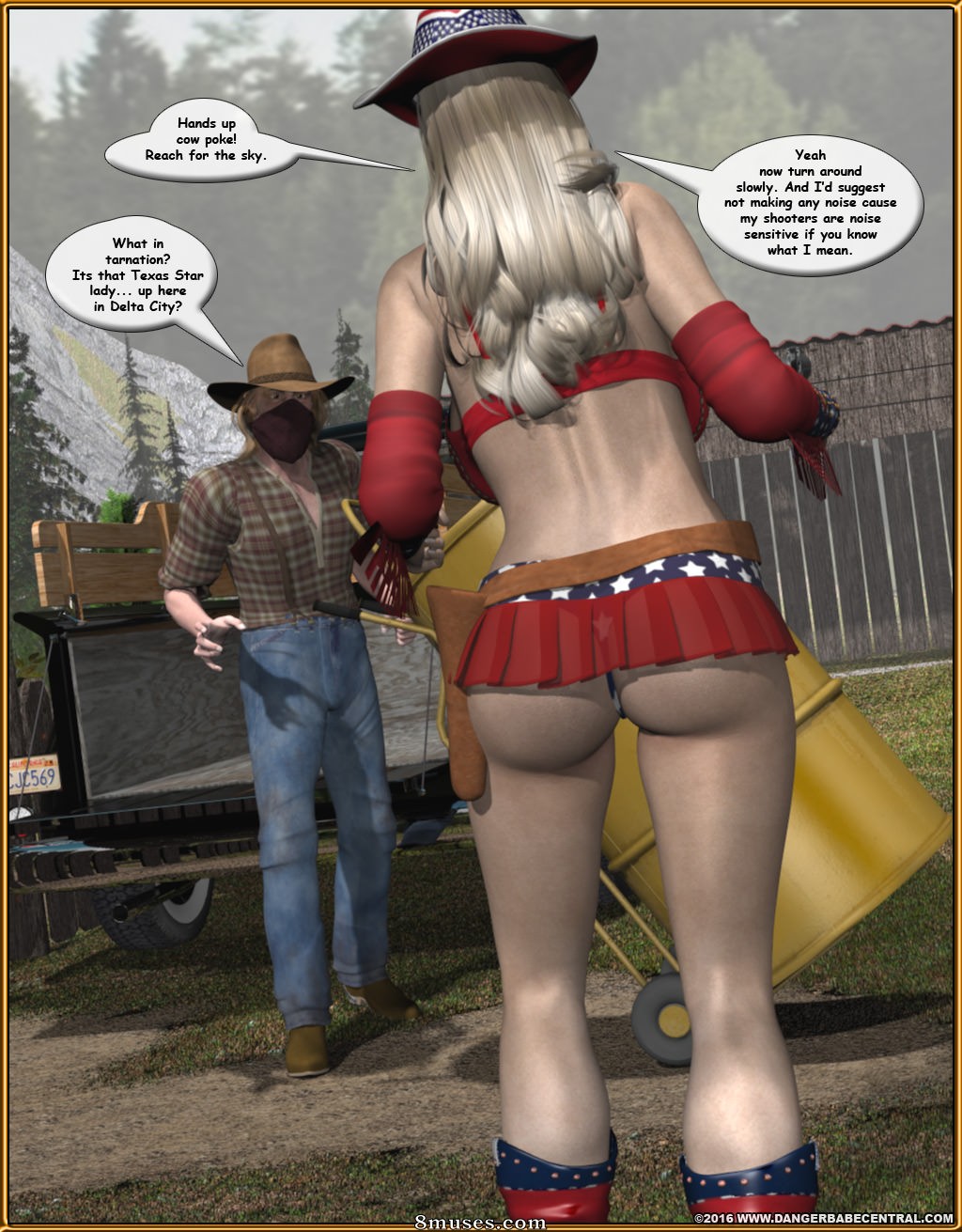 Ms Americana - Bushwacked - Full Comic with Bad Ending - Page 65