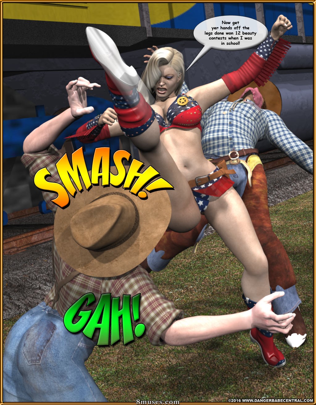 Ms Americana - Bushwacked - Full Comic with Bad Ending - Page 70