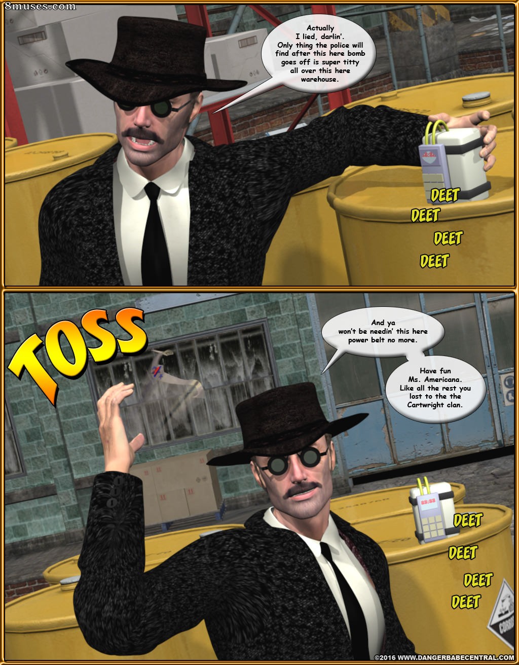 Ms Americana - Bushwacked - Full Comic with Bad Ending - Page 50