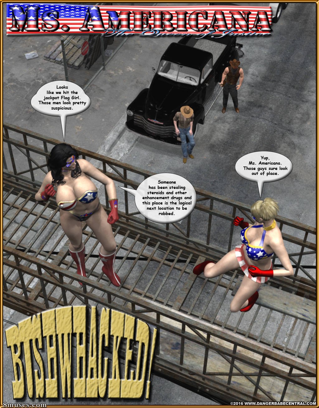 Ms Americana - Bushwacked - Full Comic with Bad Ending - Page 2