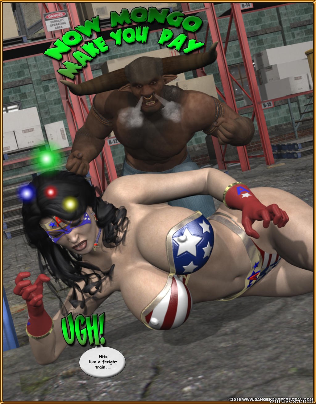 Ms Americana - Bushwacked - Full Comic with Bad Ending - Page 35
