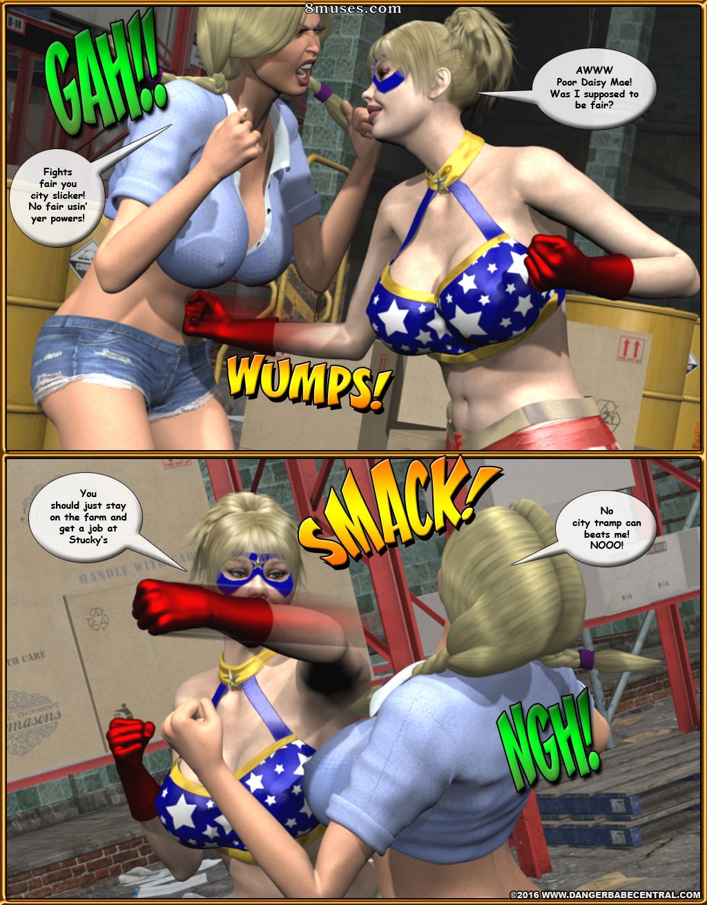 Ms Americana - Bushwacked - Full Comic with Bad Ending - Page 29