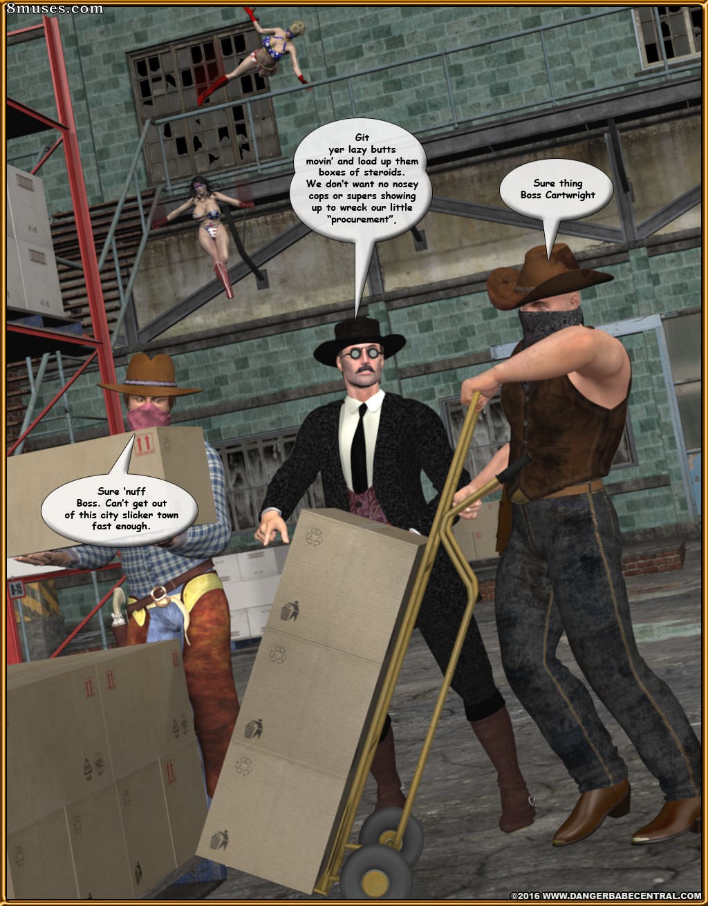 Ms Americana - Bushwacked - Full Comic with Bad Ending - Page 5