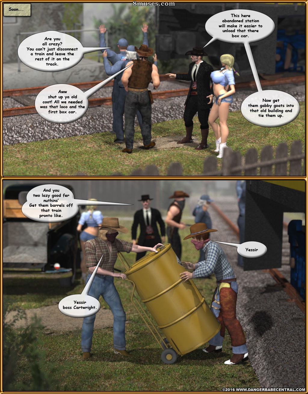 Ms Americana - Bushwacked - Full Comic with Bad Ending - Page 62