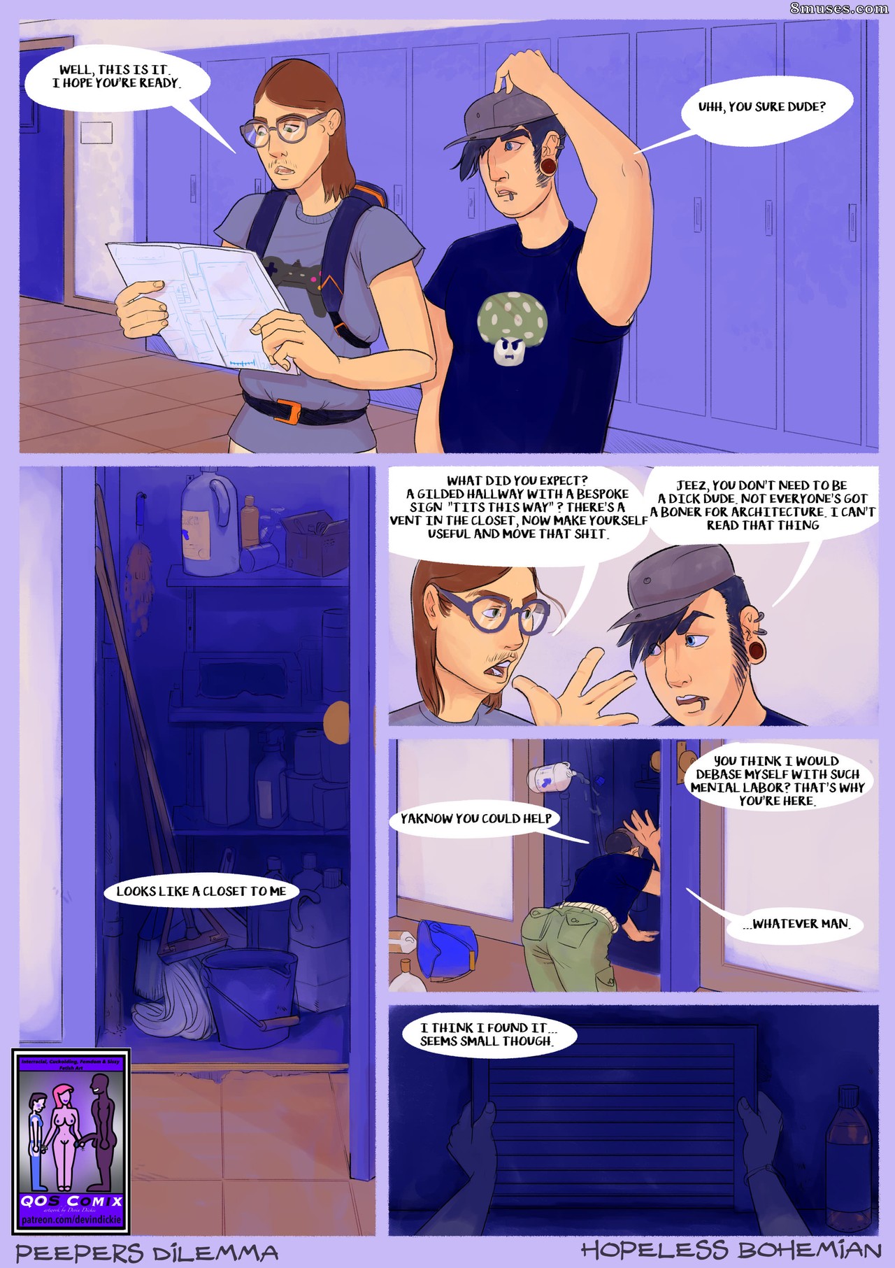 Devin Dickie Comics - Peepers Dilemma - Page 1