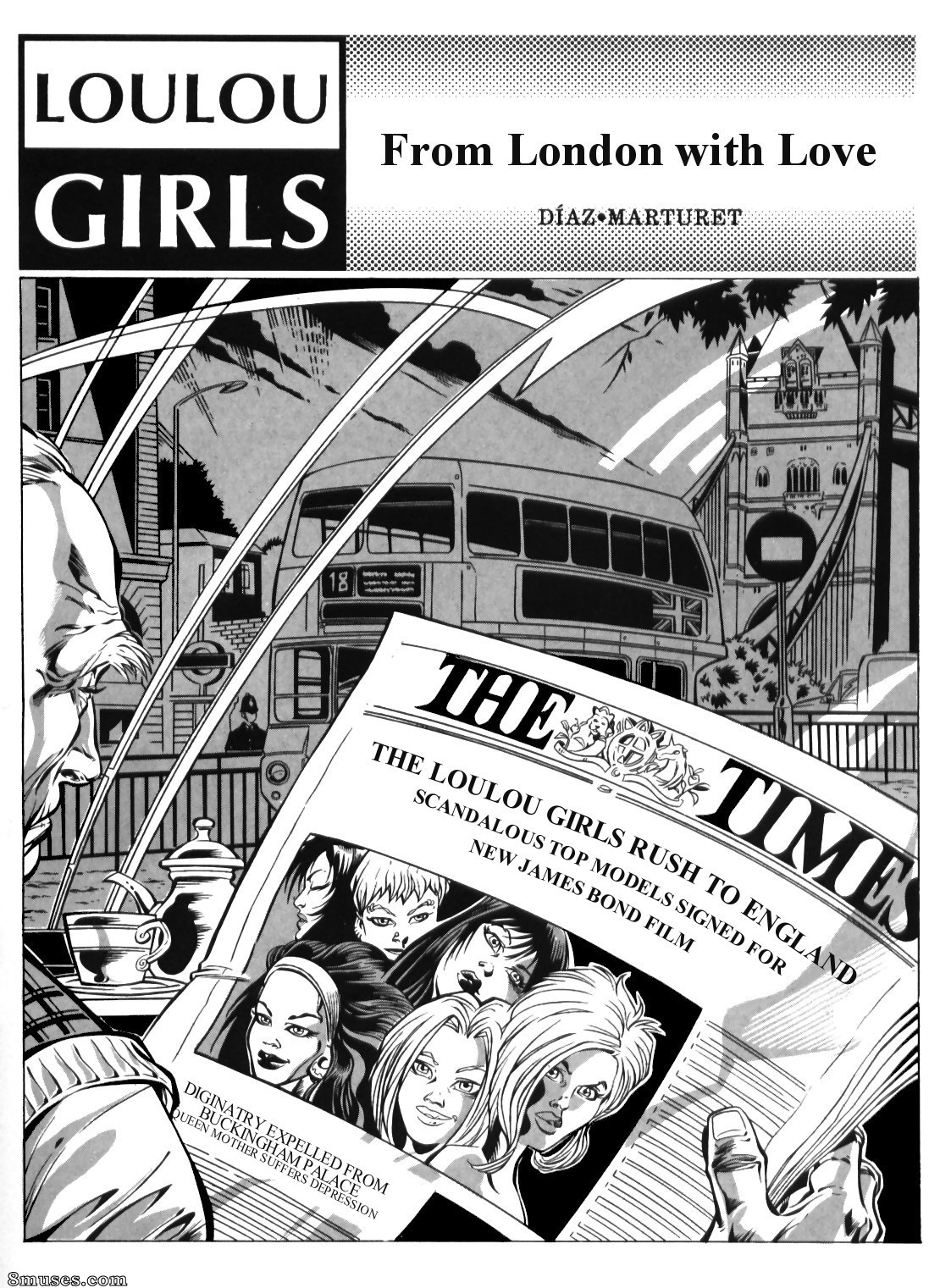 Diaz & Marturet - LouLou Girls - From London With Love - Page 1