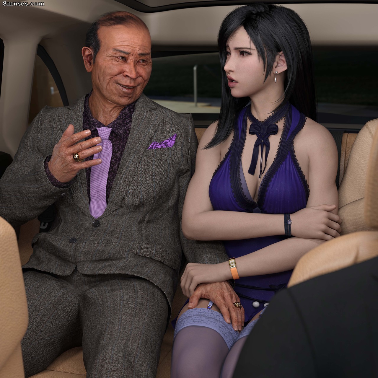 Minoru - Woman in purple dress - Page 6