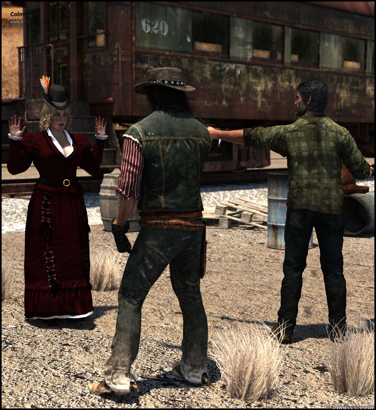 Colmarq - The Drifter 3 - The Goods From The Train - Page 1