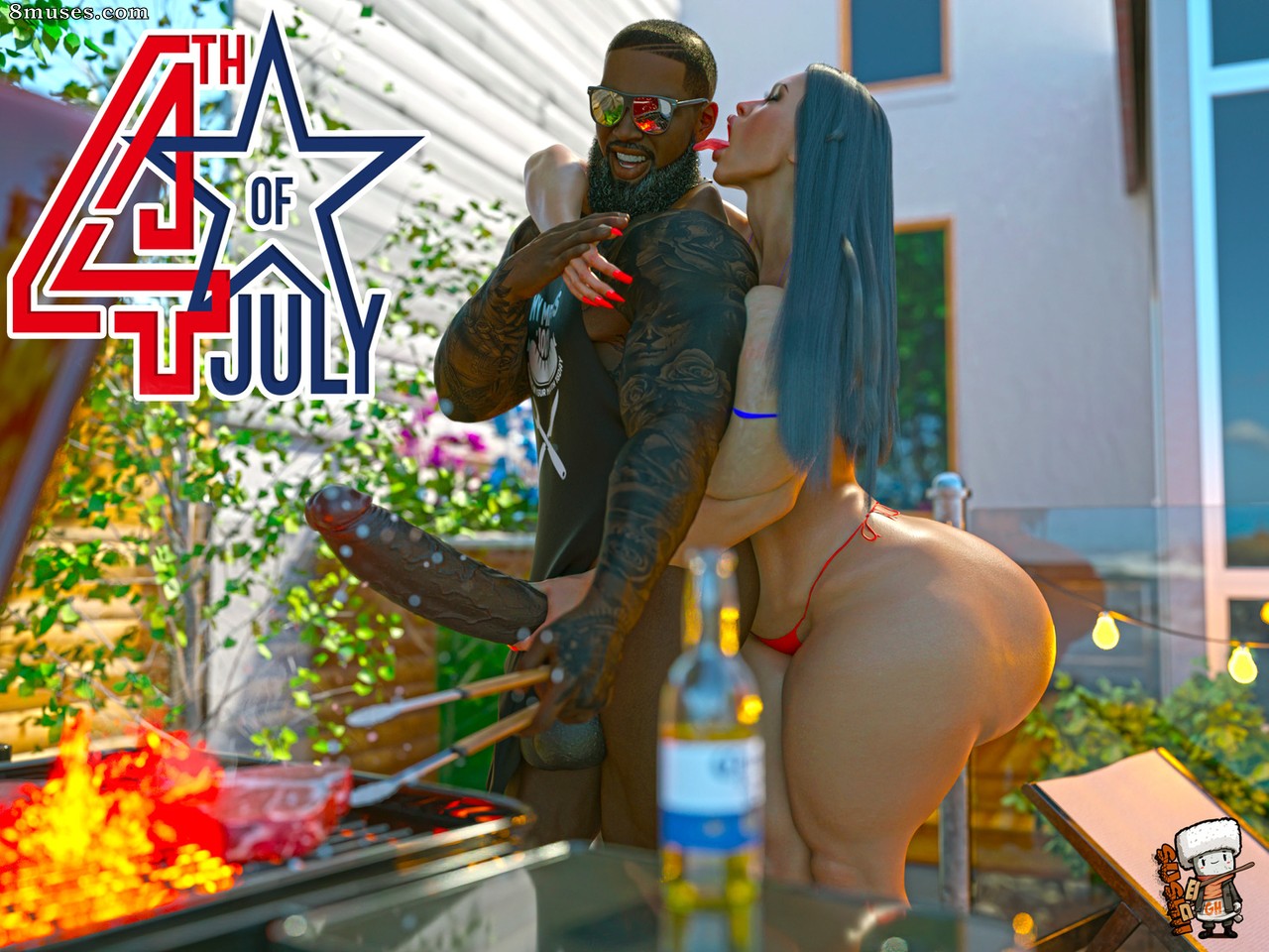 GASHOUSESUSHI ART - 4th of July - Page 1