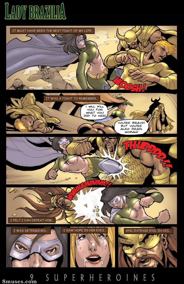 9 Superheroines Comics - Lady Brazila - Página 14