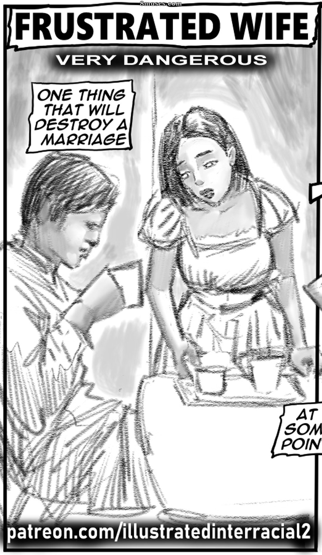 IllustratedInterracial.com Comics - Frustrated Wife - Page 1