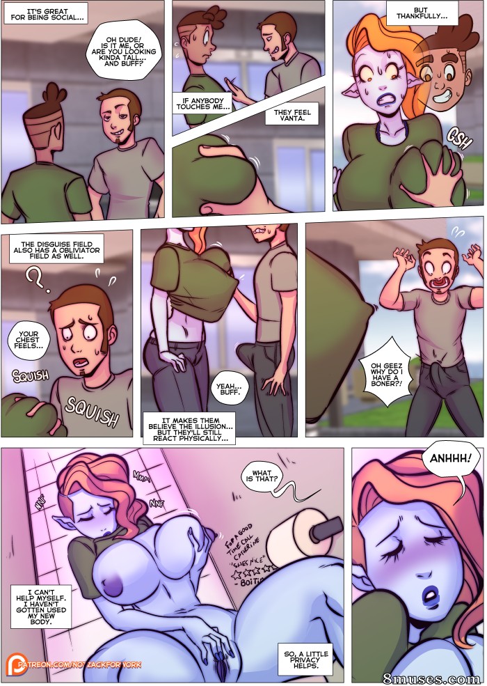 NotZackForWork Comics - Princesa espacial Vanta - Página 3
