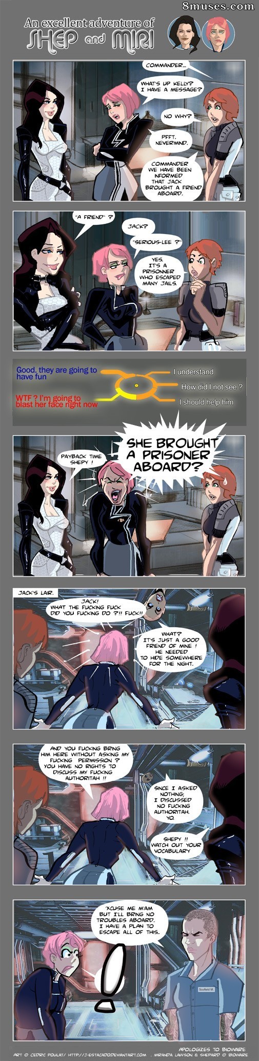 Comics - J-Estacado-An excellent adventure of SHEP and MIRI - Page 14