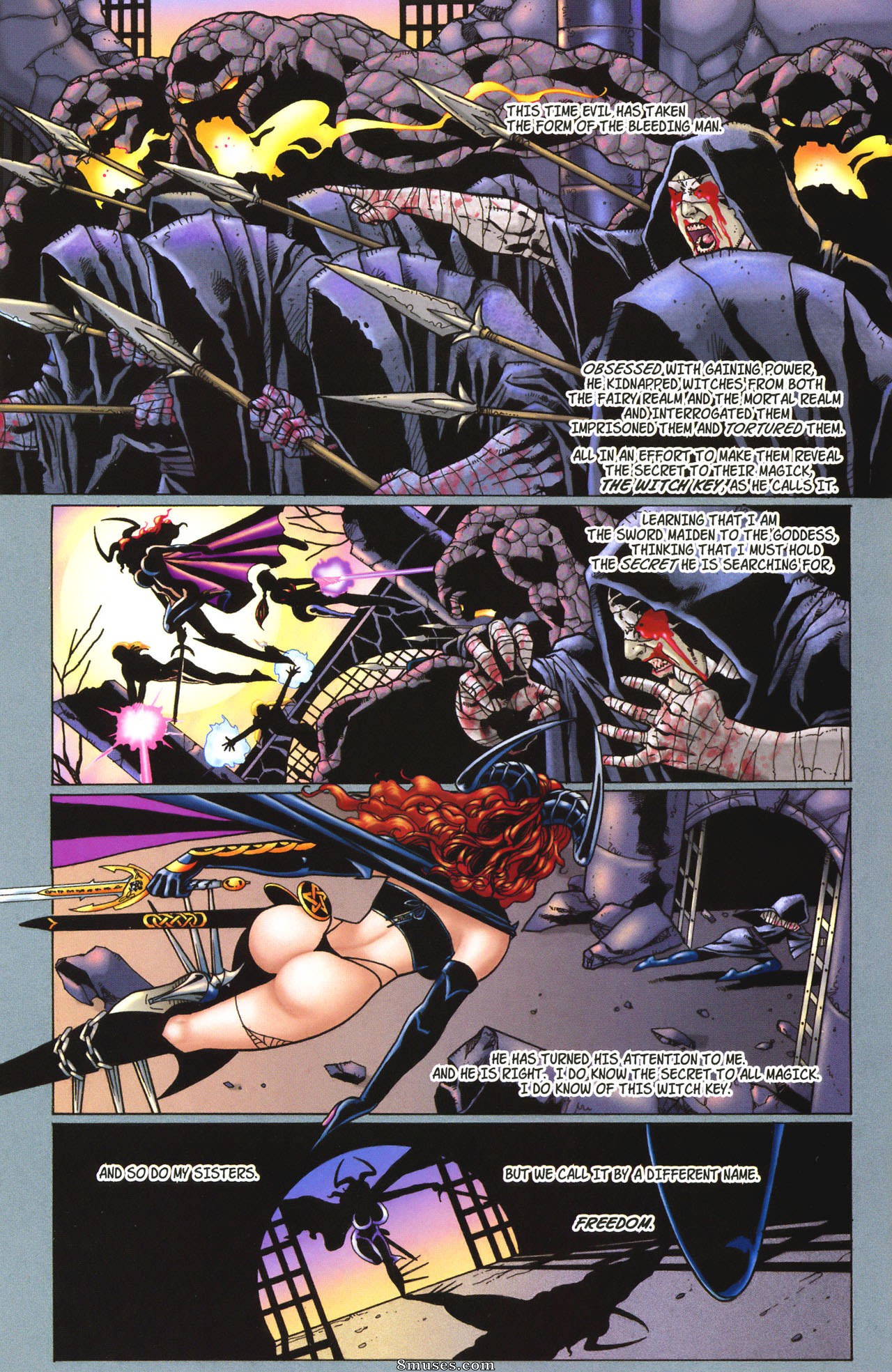 BroadSword Comics - Tarot - Witch of the Black Rose 047 - Page 5