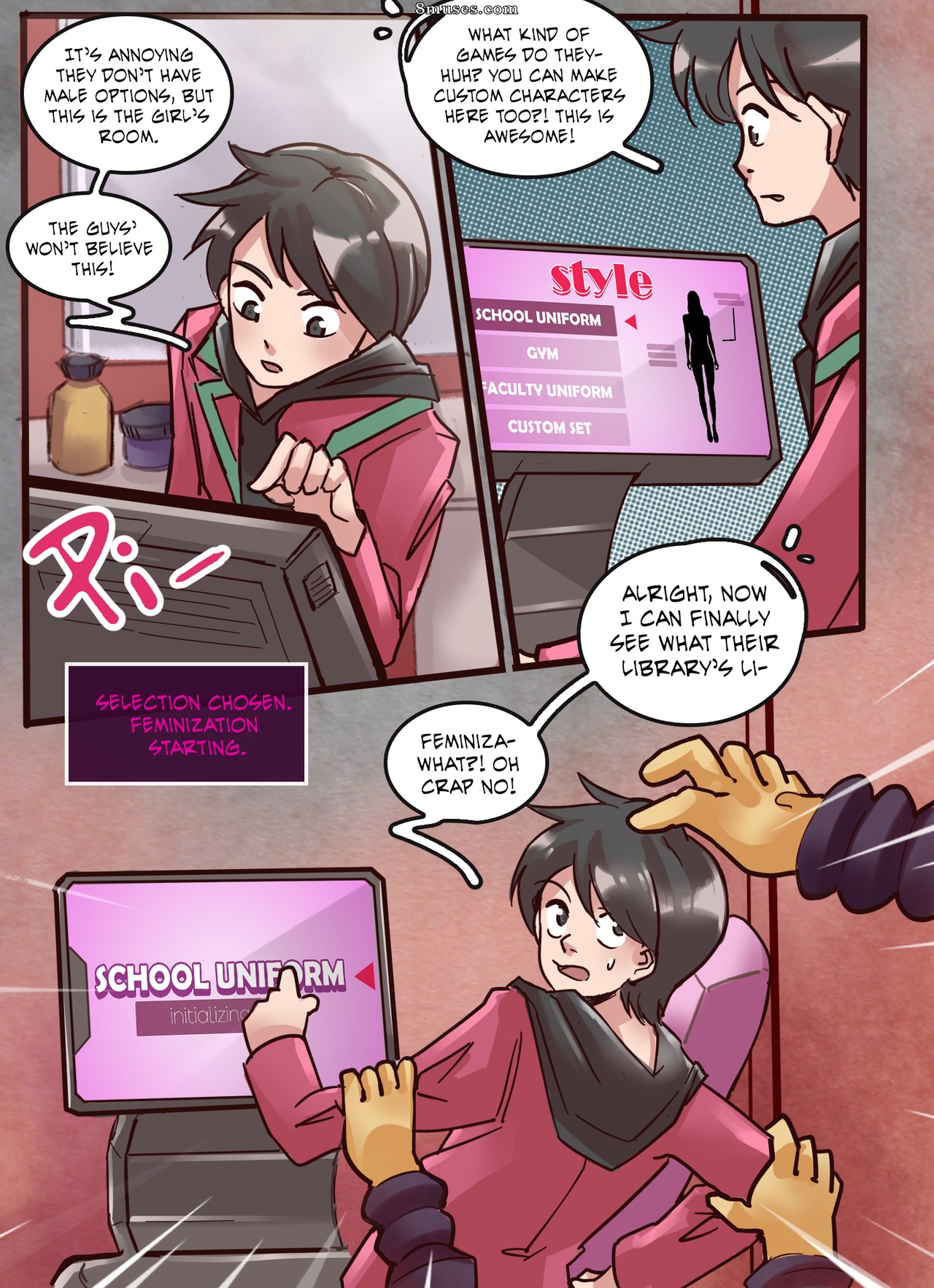 MeowWithMe Comics - Baño de chica - Página 5