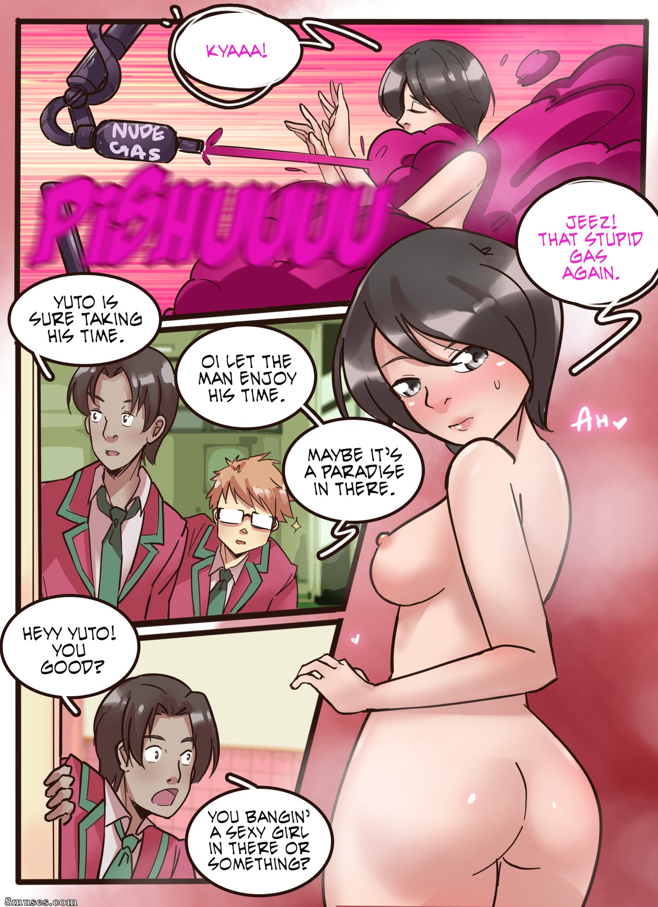 MeowWithMe Comics - Baño de chica - Página 13