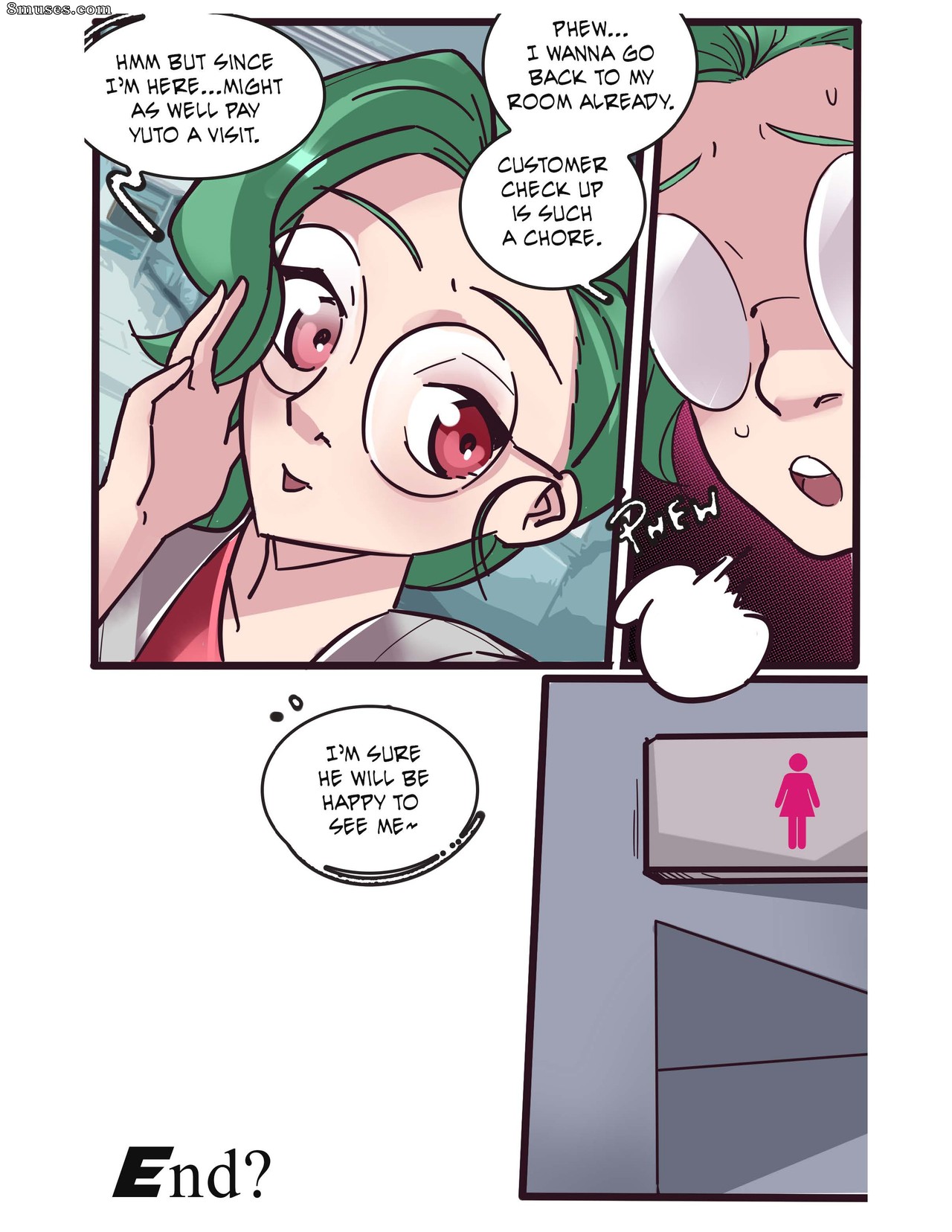 MeowWithMe Comics - Toalete da garota - Página 29