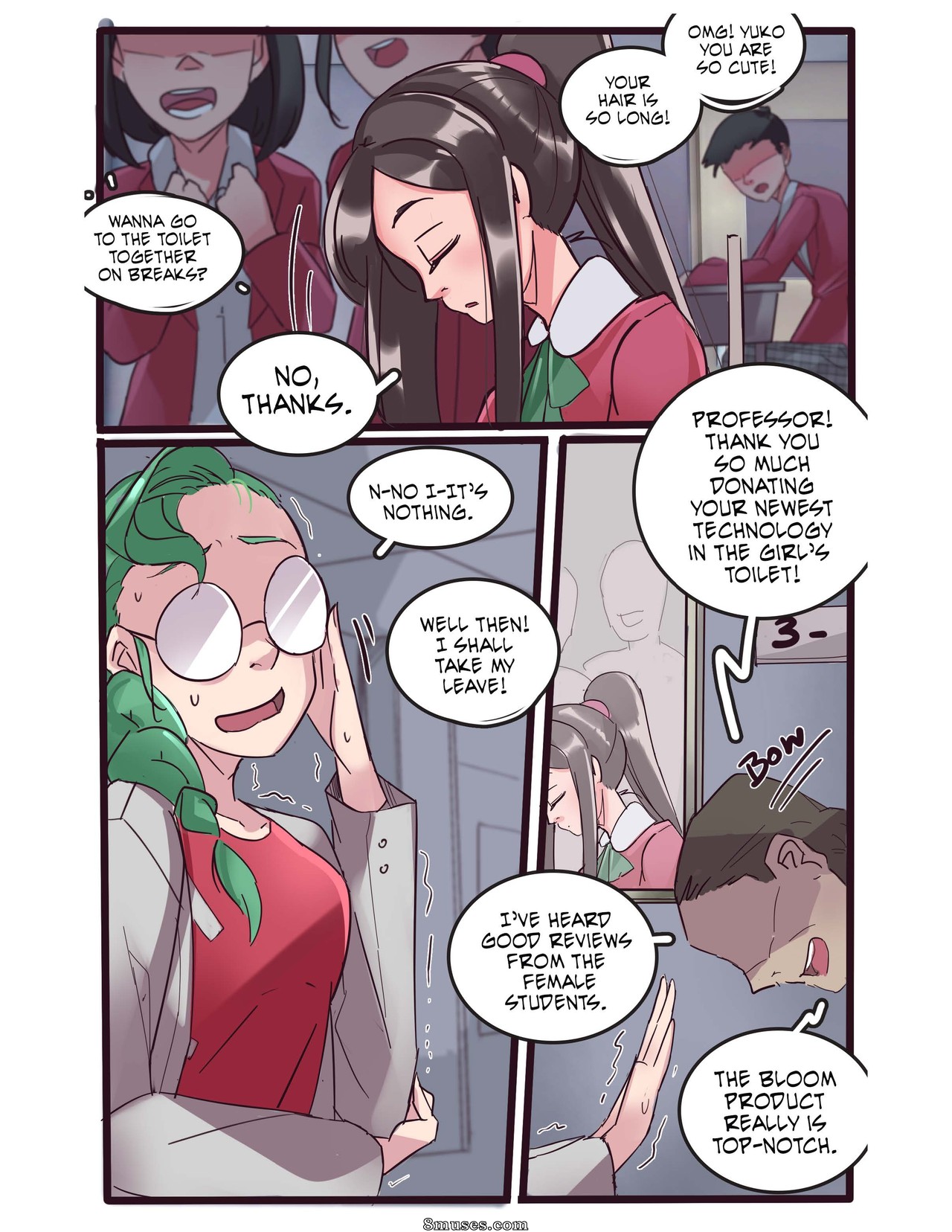 MeowWithMe Comics - Baño de chica - Página 32