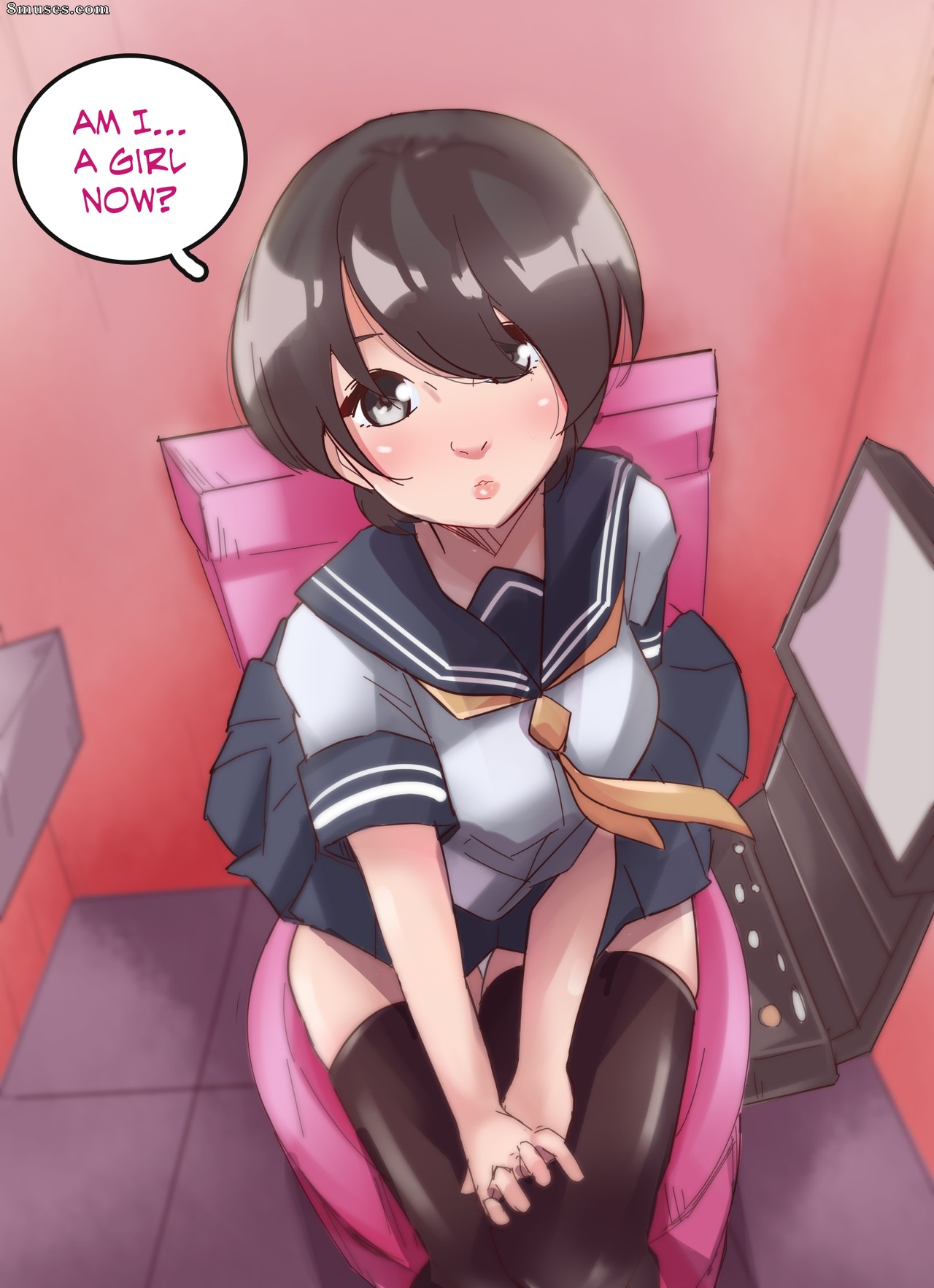 MeowWithMe Comics - Baño de chica - Página 11