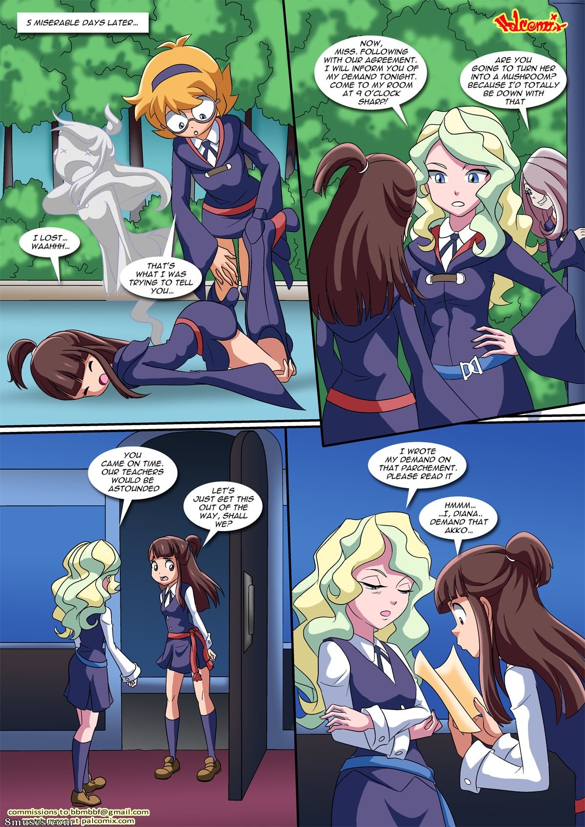 Page 3 | PalComix-Comics/Love-is-a-Game-A-Diana-Akko-Romance-Story | 8muses  - Sex Comics