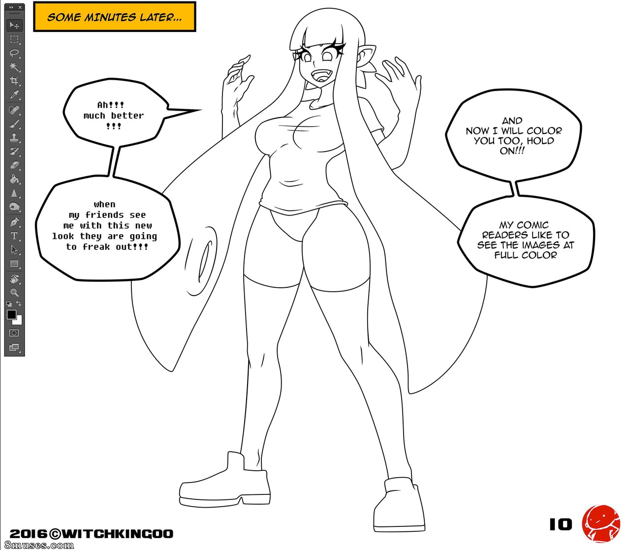 Witchking00 Comics - Splatoon - Isso não era tinta - Página 11