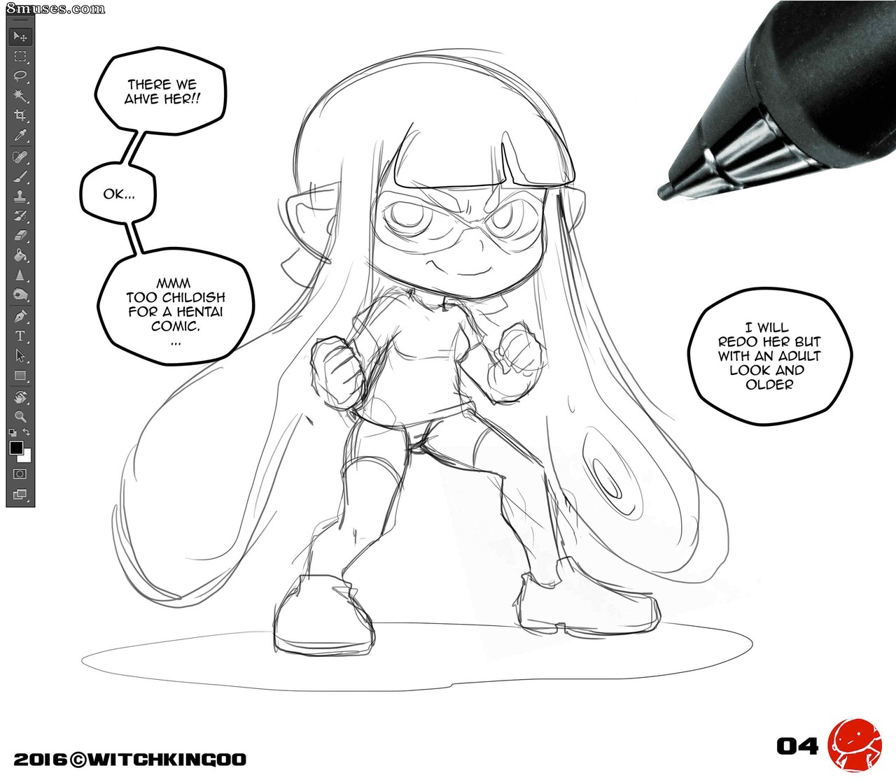 Witchking00 Comics - Splatoon - Isso não era tinta - Página 5