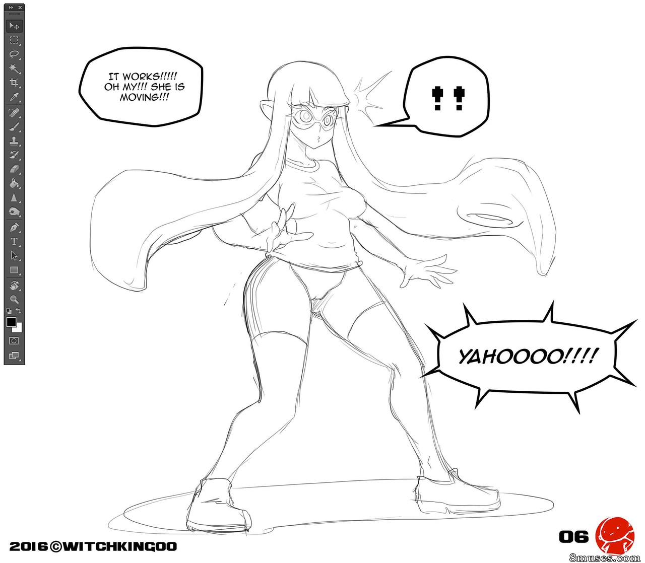 Witchking00 Comics - Splatoon - Isso não era tinta - Página 7