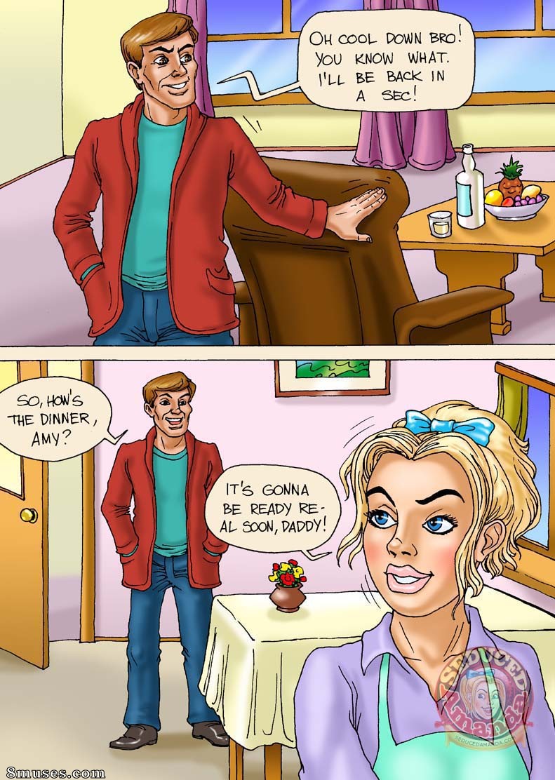 Seduced Amanda Comics - Pai e seu irmão - Página 4
