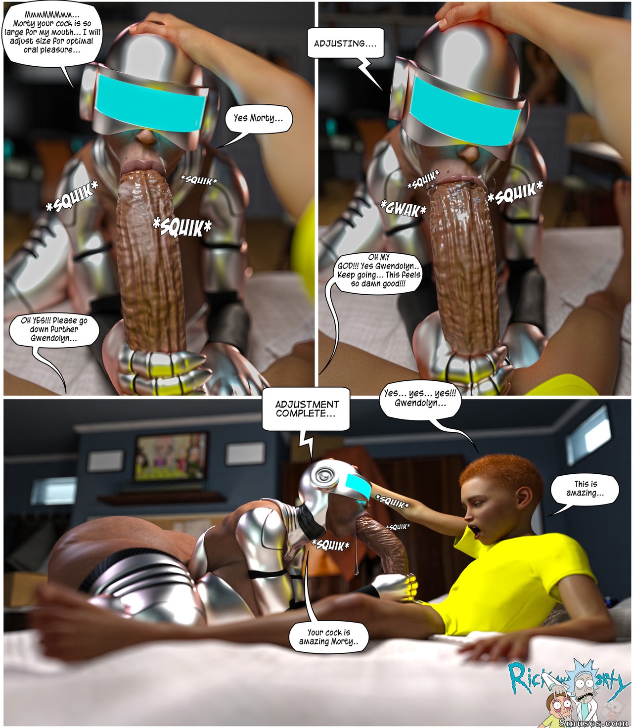 GASHOUSESUSHI ART - Rambot Morty - Page 7