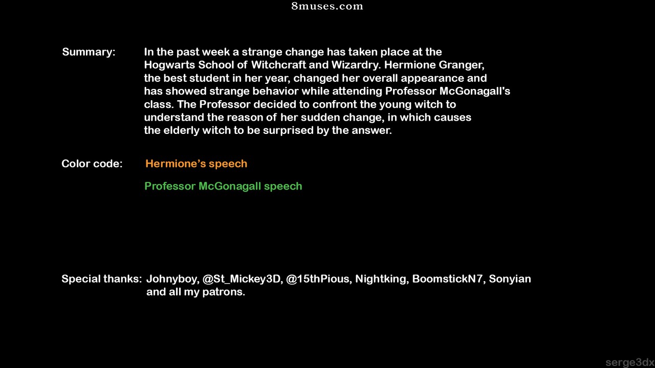 Serge3DX - Hermione Granger and the Professor's Wand - Page 2