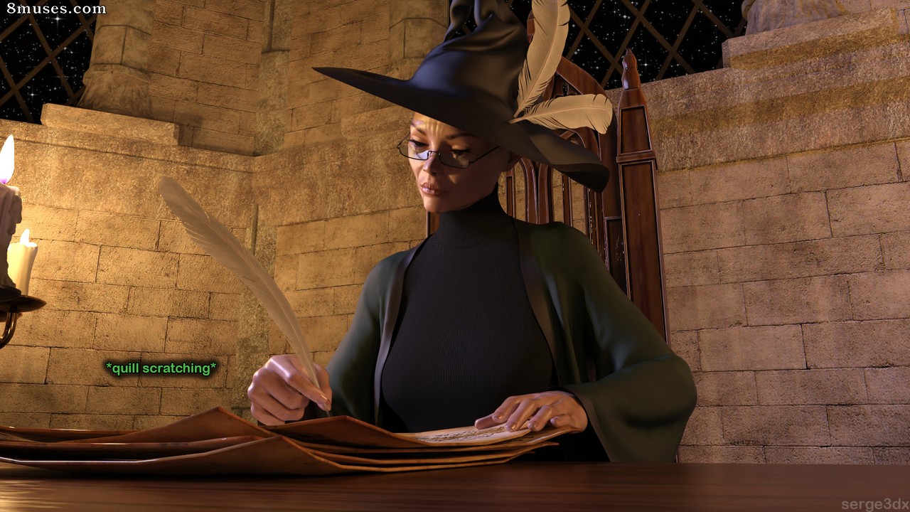 Serge3DX - Hermione Granger and the Professor's Wand - Page 4