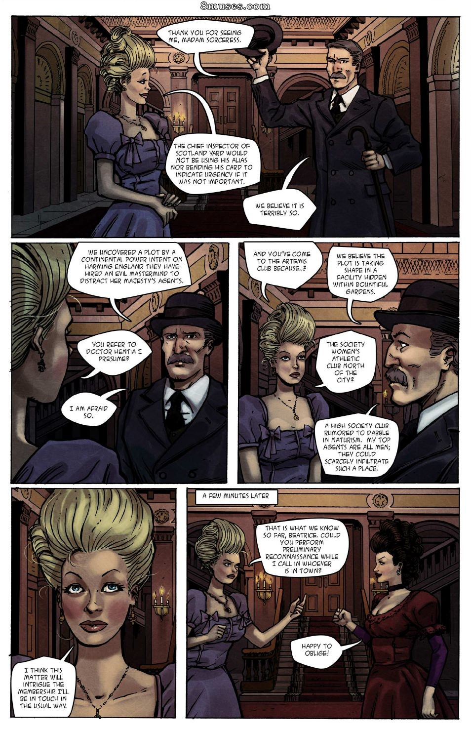 Page 4 | BE-Story-Club-Comics/Artemis-Club-The-Bountiful-Gardens-Affair/Issue-1  | 8muses - Sex Comics