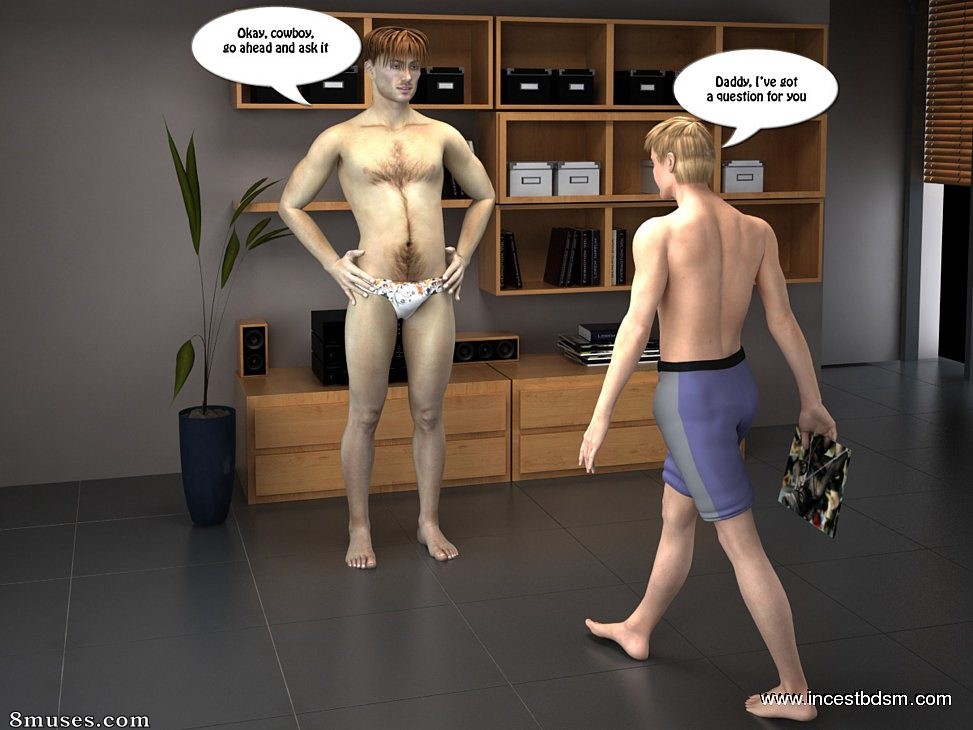 IncestBDSM.com Comics - Menino recebe uma lição importante do pai - Página 1