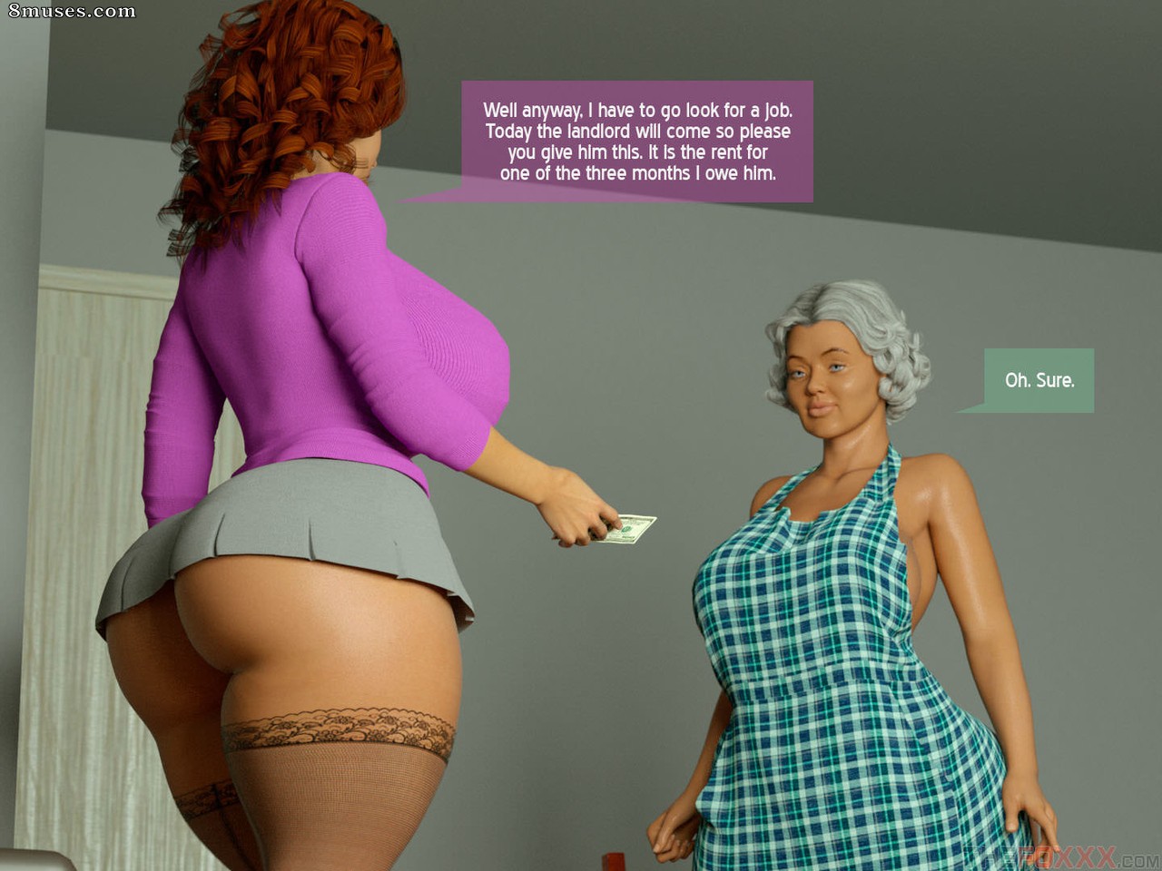 The Foxxx Comics - Grandma Pays The Rent - Page 13