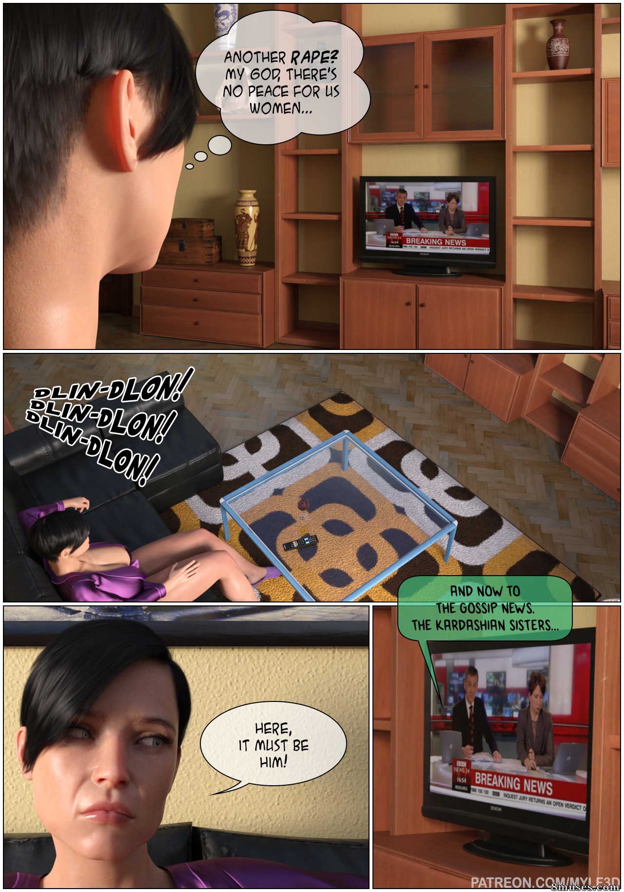 Mylf3D - Unhappy Woman - The Good Wife - Page 3