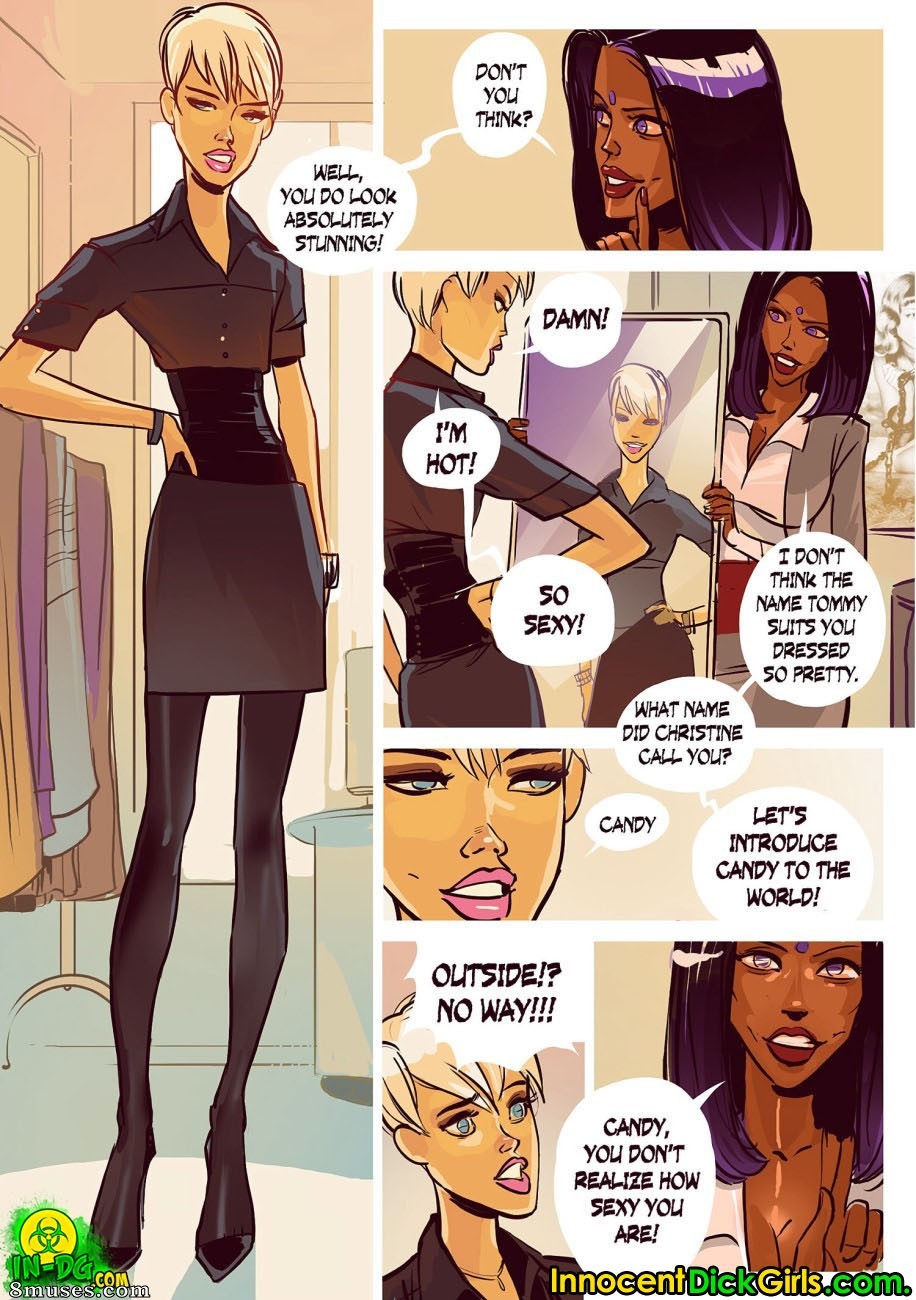 Innocent Dickgirls Comics - Tommy Likes Candy - Page 8