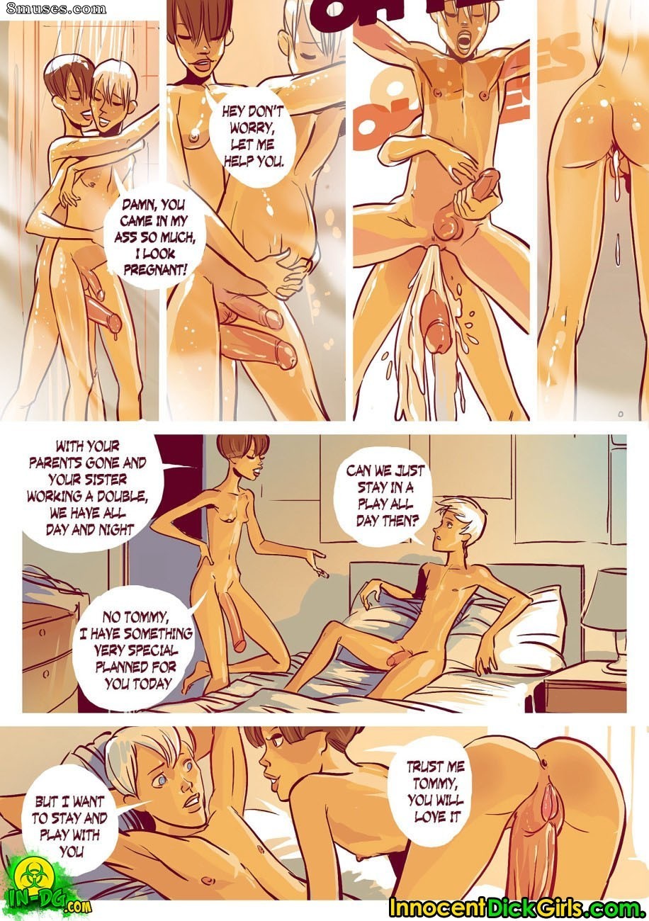 Innocent Dickgirls Comics - Tommy Likes Candy - Page 3